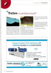 publicité JSW Plastilien mai 2017